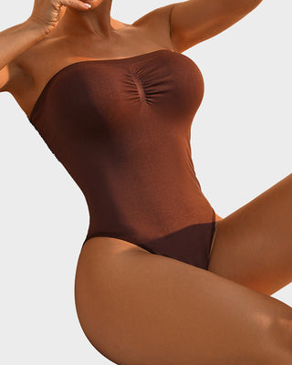 Strapless Bodysuit met Buikcontrole en Sculpting Effect